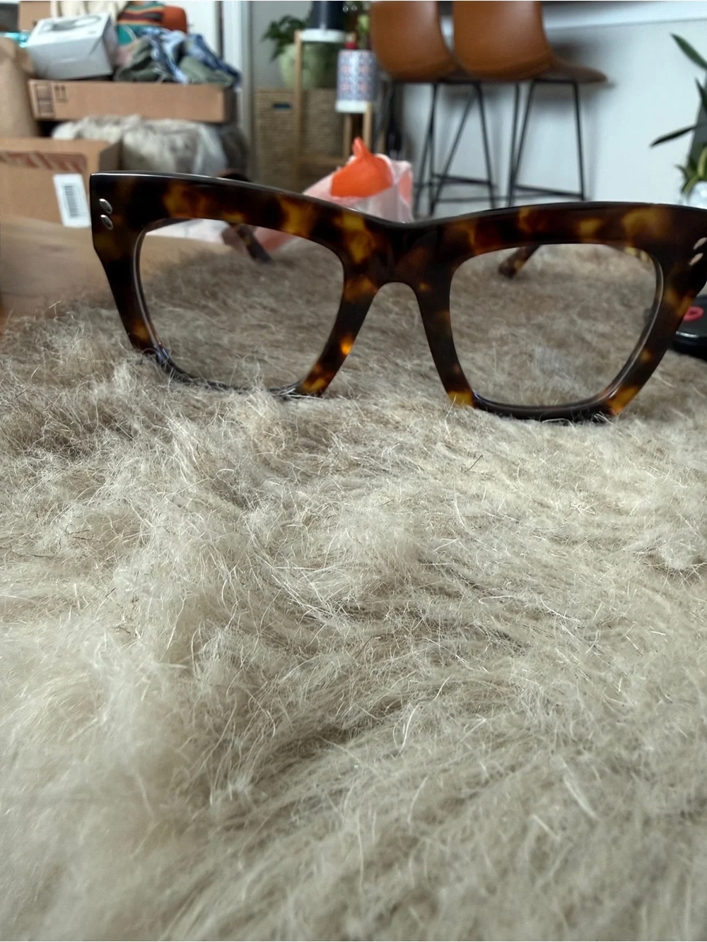 Stella McCartney Women’s Tortoiseshell Square Glasses